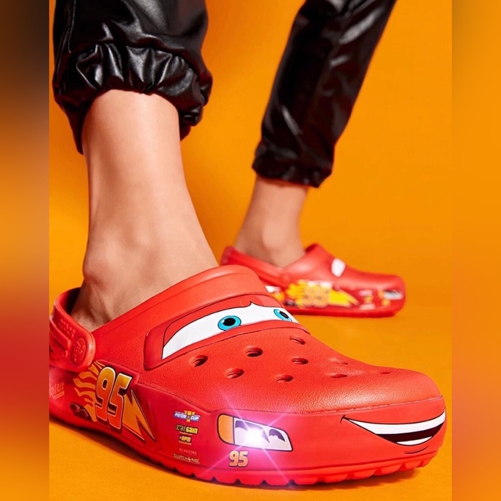The Crocs Classic Clog Lightning McQueen